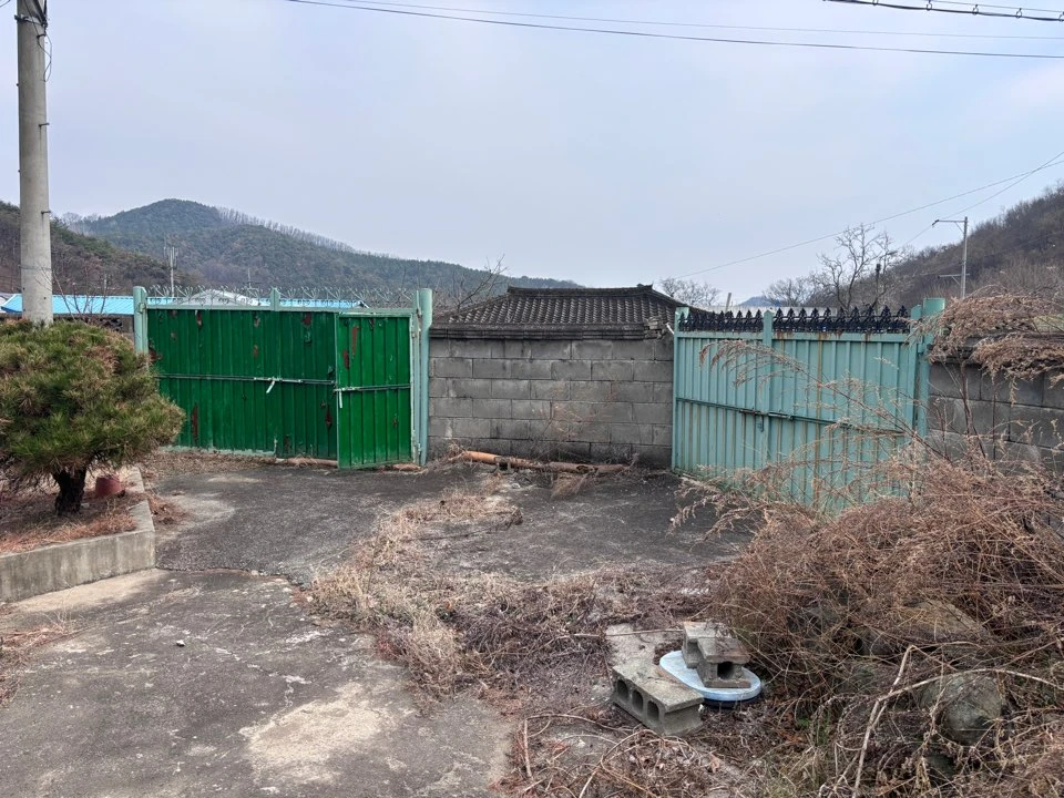 현황 기록 · 집 앞 마당과 경계